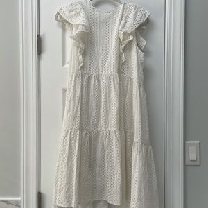 Size large, white, Crosby by Mollie Burch dress